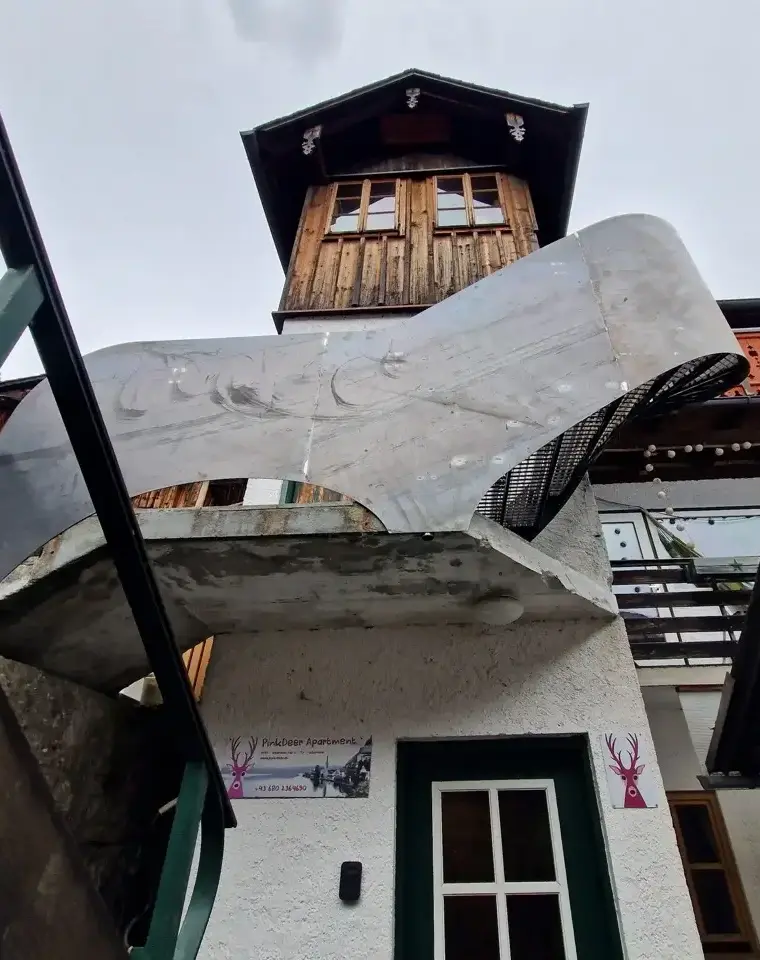 Cortenstahltreppe Aussen