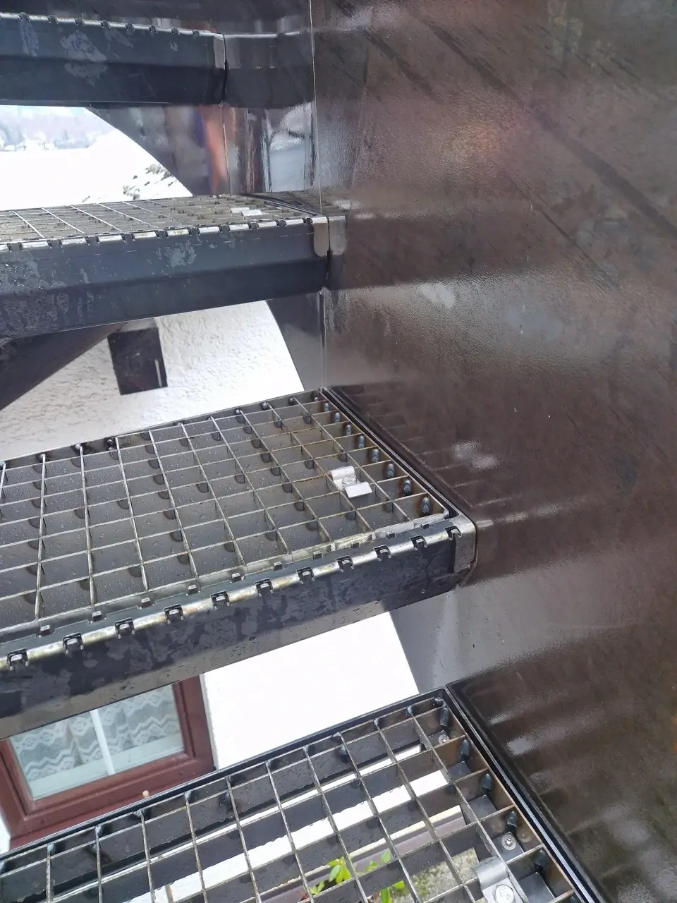 Detail Stahltreppe