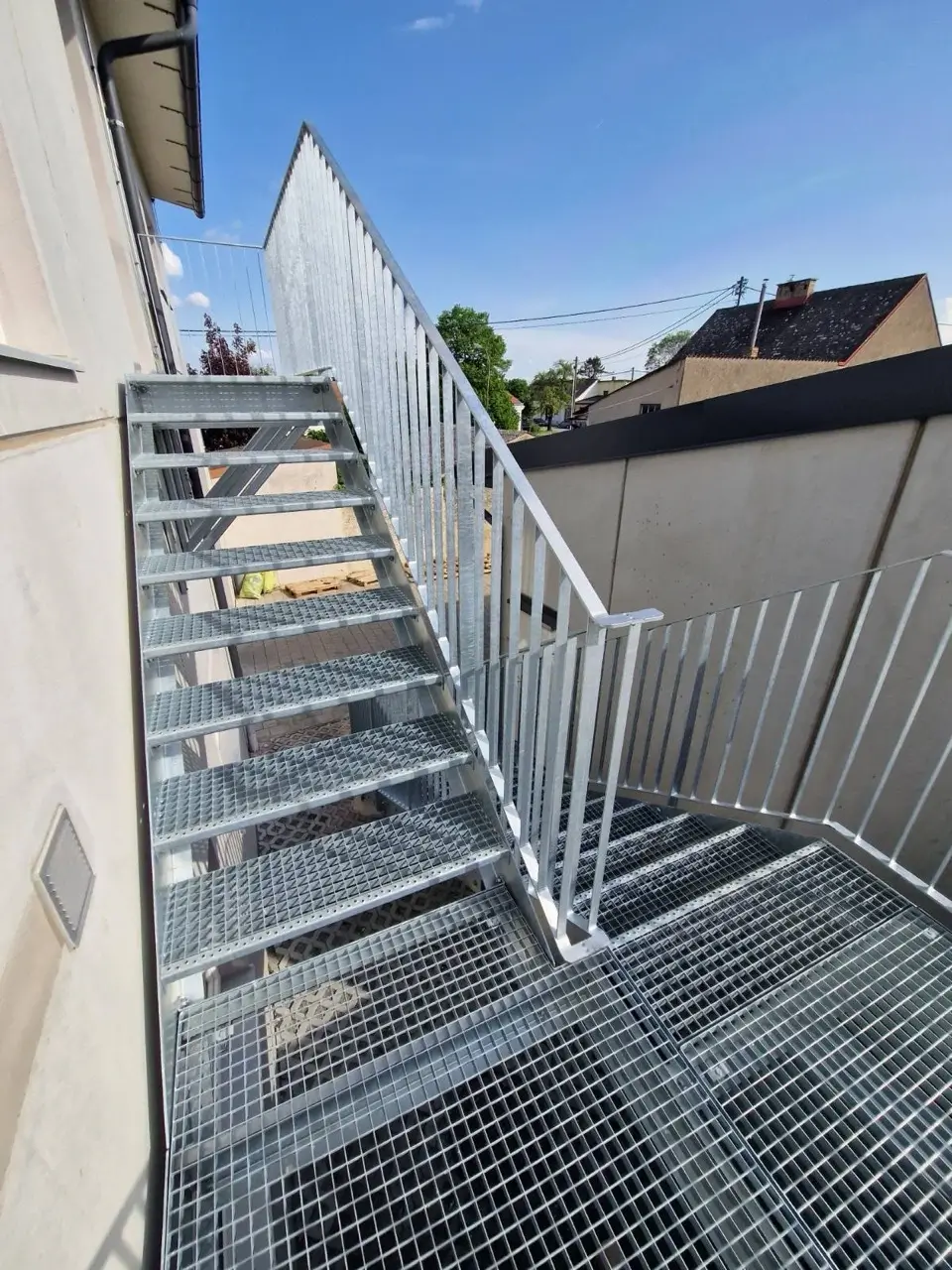 Feuertreppe Verzinkt
