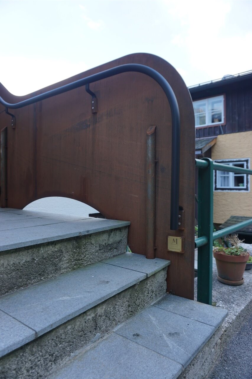 Geländer von Aussenstiege